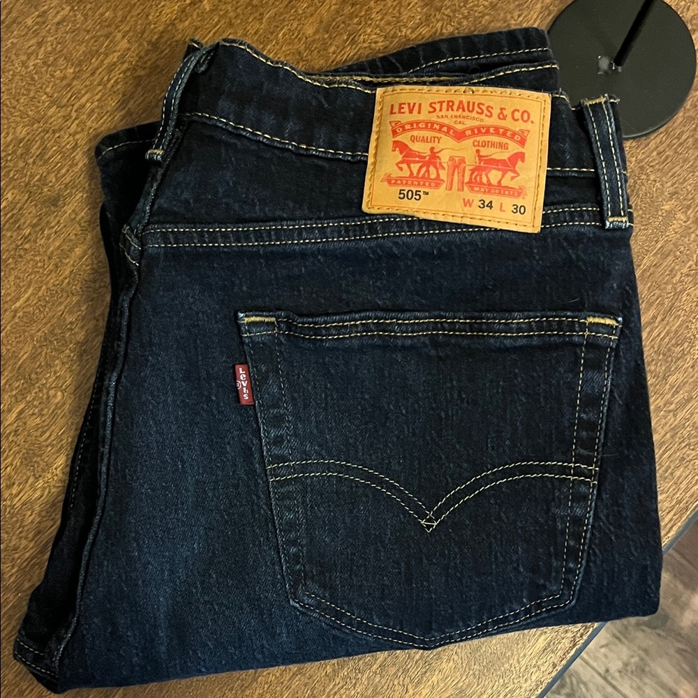 Levi's 505 Men's Indigo Straight Jeans